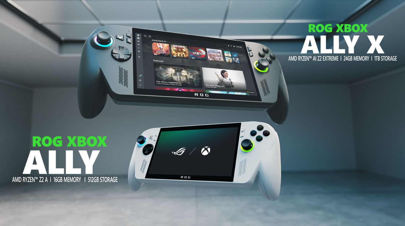 Microsoft quiere enfocarse en dispositivos third-party como la nueva línea ROG Xbox Ally