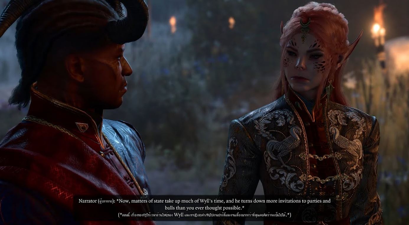 Baldur's Gate final de Wyll 
